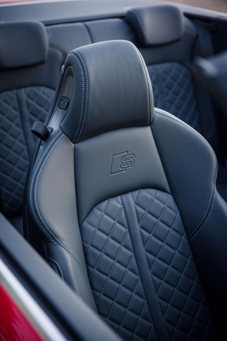 Детали интерьера Audi S5 Cabriolet 2017 года  (AU) (фото 23 из 23)